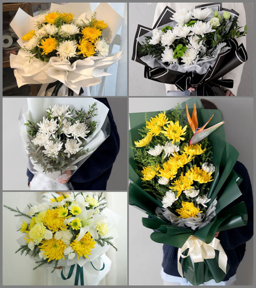 安徽宿州市灵璧县尤集镇九集村白事花束代送
